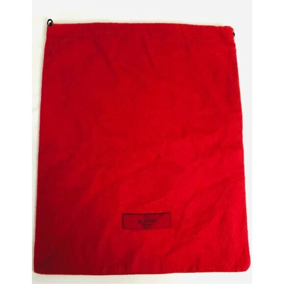 VALENTINO Garavani - Pair of Flannel Drawstring Shoe Bags. 14.5" x 11.5" NEW! - Picture 10 of 11